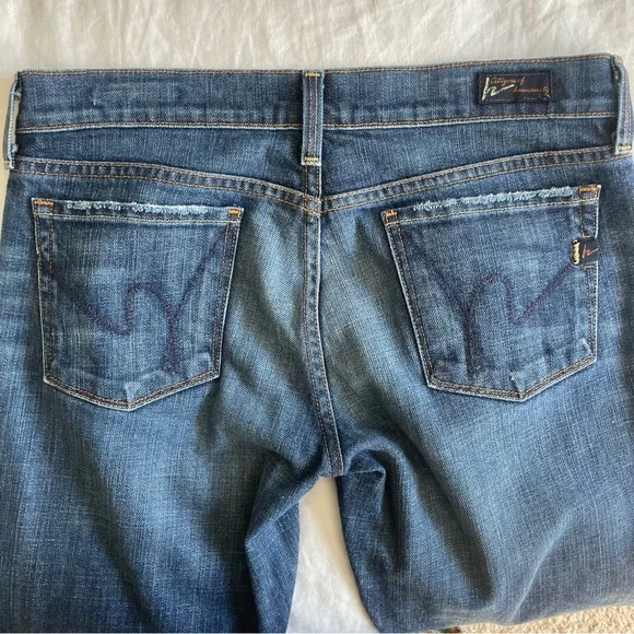 Citizens of Humanity "Kelly" Stretch Low Waist Bootcut #001 - Picture 6 of 16